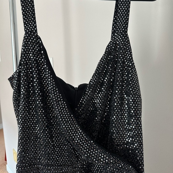 Metallic knit Jump Suit - palazzo - Picture 4 of 4